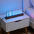 LED Music Spectrum Display, 12 Light Tubes 240 RGB LEDs Audio Analyzer, Wireless Music Visualizer with Adjustable Color for Home Party