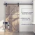 SMARTSTANDARD 7 FT Barn Door Hardware Kit -Fits 42" Wide Door Panel