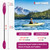 Adjustable Kayak Paddle, Fiberglass Shaft and Reinforced PP Blade
