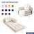MAXYOYO Folding Sofa Bed, Convertible Chair Bed with Pillow