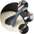 DOITOOL 2Pcs Rice Paddle & Spatula, Non-Stick Soup Spoon, Works for Rice, Mashed Potato (Black)
