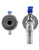 QWORK Drum Faucet for 55 Gallon Steel/Plastic Drum, 2" Stainless Steel Barrel Faucet with 90 Degree 3/4" Outlet and EPDM Gasket, No Leaking, for Water, Diesel, Gasoline, Other Liquids