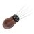 Normcore WDT Distribution Tool with Stand V3, Weiss Distribution Technique, 9 Prong Needle Espresso Stirrer, American Walnut Wood Handle