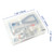 Rimless Glasses Repair Tool Kit - Comes with a Plier, Two Pairs of Rubber Jaws, and Mounting Sleeves in 3 Sizes (1.4/1.5/1.6) - Suitable for Maintenance and Repair of Frameless Glasses