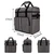 BAGLHER Heavy Duty Kitchen Mixer Cover for 6-8 Quart Stand Mixers, 2-in-1 Shoulder & Hand Carrying Case with Accessory Pockets (15”x10.5”x17”, Grey)