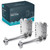 JHACM 3005-5248 Boat Lift Wheel Kit - Heavy-Duty Replacement for Boat Lift Systems，Stainless Steel Install Bracket Set