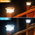 VOLISUN Solar Post Cap Lights Outdoor, Solar Powered Fence Cap Lights for 4x4 Vinyl/Wood, White Waterproof Solar Deck Post Light 8Pack Cool/Warm for Garden Patio Porch