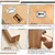 Shimeyao 2 Sets Newel Post Mounting Kit, Handrail Fastener, Silver