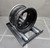 Adjustable Sandblasting Wheel Roller, 14-Gauge Steel Frame, Powder Coated Black