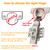 2 Pcs Heavy Duty 40mm Cup Full Overlay Soft Close Cabinet Hinges