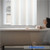 White Waterproof Plastic Shower Curtain 48x48 for Bathroom Window