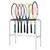 Tennis Racket Holder, Tennis Racket Storage Rack with Sponge Protection