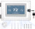 Thermostat Lock Box Thermostat Cover Large Thermostat Lock Box with Key Universal Thermostat Cover with Lock AC Lock Box Cover Fits Thermostats 4.72" H x 6.3" W or Smaller (1)