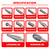 Tungsten Carbide Burr Set 1/4" Shank 10PC Double Cut Rotary Cutting Burrs Die Grinder Bits for Steel and Wood Working, Grinding, Carving, and Engraving