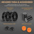 PTH50 Pallet Jack Wheel Replacement Kit Set Complete Fit for Crown PTH50 Pallet Jacks and Most Standard Pallet Jacks, with A Load Capacity of 5500 lbs