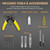 PTH50 Pallet Jack Wheel Replacement Kit Set Complete Fit for Crown PTH50 Pallet Jacks and Most Standard Pallet Jacks, with A Load Capacity of 5500 lbs