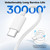 5M/16FT Extra Long Type C Cable for Eufy Indoor Cam C220/S330/CCTV, White