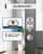 Keyless Entry Door Lock, Smart Deadbolt Lock with Handleset D180 & D280 (Fingerprint & Leveler) (Sliver)