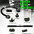 Cable Machine Attachment Set LAT Pulldown Attachments,Cable Machine Accessories for Home Gym Weight Workout Include LAT Pulldown Bar,Double D Bar, Tricep Rope,V Bar