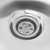Single Bowl Hand Wash Sink, Wall-Mounted Stainless Steel Corner Basin Sink with Faucet and Drain Kit, Triangular Hand Basin Sink for Kitchen, Bar, Restaurant Silver 17.32" X 14.57"