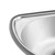 Single Bowl Hand Wash Sink, Wall-Mounted Stainless Steel Corner Basin Sink with Faucet and Drain Kit, Triangular Hand Basin Sink for Kitchen, Bar, Restaurant Silver 17.32" X 14.57"