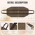 INNO STAGE Waxed Canvas Firewood Carrier Bag, Log Carrier Tote, Khaki
