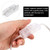 RTNLIT 12FT Clear Lamp Cord with On/Off Switch, Stripped Ends Ready