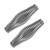 2PCS BBQ Spring Handle Stainless Steel Cool Touch Stove Heavy Duty Barbecue Smoker, Grill, Stove, Pit Door Handles