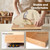 Brvclon Manual Bread Slicer Adjustable Thickness, Hand Crank Bread Slicer for Homemade Sourdough Bread with Scale Line & Suction Cup & Metal Guide,Quality Solid Wood Base