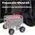 Black Generator Wheel Kit for Predator 9000 8750 6500 Watt Generators