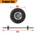 Black Generator Wheel Kit for Predator 9000 8750 6500 Watt Generators