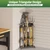 Garden Tool Organizer for Corner - Heavy Duty Metal Rack with 34 Storage Compartments & 14 Hooks for Shovels, Rakes, Long-Handled Tools, Ideal for Garden, Shed, Garage Storage