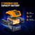 Alloyman Roof Gutter Cleaning from The Ground,40V Cordless Leaf Blowers