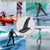 9" Snap in Kayak Skeg Fin Rudder for Kayak Boats, Detachable Center Fin