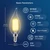 FLSNT LED Candelabra Bulbs, Dimmable CA11 E12 LED Chandelier Light Bulbs, 2700K Soft White, 4W (40W Equivalent), 450LM, 12 Pack UL,CA65 Listed.