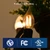 FLSNT LED Candelabra Bulbs, Dimmable CA11 E12 LED Chandelier Light Bulbs, 2700K Soft White, 4W (40W Equivalent), 450LM, 12 Pack UL,CA65 Listed.