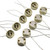 Fankerba- (Lot of 10) GU10 Lamp Socket Ceramic/LED Halogen Light Base 2A 250V with Wire Lead
