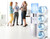 Bariboo Stackable Water Bottle Storage Rack Best Water Jugs 5 Gallon Organizer. Jug Holder for Kitchen, Cabinet and Office Organizing. Reinforced Polypropylene (White, 4 No Shelf)