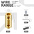 20PCS 6-10AWG 6 8 10 Gauge Wire Butt Connector 2Nut Splice Kit Brass