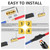 20PCS 6-10AWG 6 8 10 Gauge Wire Butt Connector 2Nut Splice Kit Brass