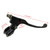HIAORS 7/8" Universal Motorcycle Black Left Clutch Brake Handle Lever Perch for CRF XR 80 100 CRF80 XR200 SSR 125cc Coolster Roketa Baja X-Treme Pit Dirt Motor Bike Motocross Parts