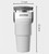 2-in-1 Lid 30oz Insulated Travel Mug Tumbler With Handle And Flip Straw, 2-way Stainless Steel Double wall Vacuum Insulated Cup (Black, 30 Ounces)