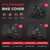 Zettum Bike Cover for 3 Bikes - Outdoor Bike Covers for Stationary 3 Bikes Heavy Duty & Waterproof, 600D Bicycle Covers for 3 eBike, Mountain Bike, Road Bike, Hybrid Bike, Beach Cruiser Bike Storage