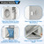 Dryer Lint Trap, Indoor Dryer Vent Kit, Metal Lint Catcher Box with 4" Dryer Vent Hose Duct Clamps Aluminum Foil Tape Cleaning Brush 2 Metal Filter Screens Set