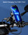 BRCOVAN Motorcycle Phone Mount with Qi Wireless & USB-C Charger