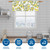 Lemon Curtains Valance for Windows Summer Watercolor Lemon Fruit Rod Pocket Valance Windows Treatments 1 Panel Yellow and White Short Curtains for Living Room Bathroom Bedroom