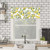 Lemon Curtains Valance for Windows Summer Watercolor Lemon Fruit Rod Pocket Valance Windows Treatments 1 Panel Yellow and White Short Curtains for Living Room Bathroom Bedroom