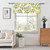 Lemon Curtains Valance for Windows Summer Watercolor Lemon Fruit Rod Pocket Valance Windows Treatments 1 Panel Yellow and White Short Curtains for Living Room Bathroom Bedroom