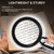 45X Magnifying Glass with Light, Large Handheld Magnifier for Seniors