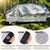 12x20FT 85% Aluminet Shade Cloth with Grommets, Heat Reflective Tarp Cover
